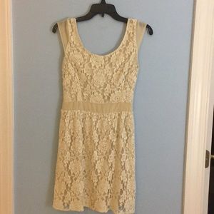 Lacy offwhite dress
